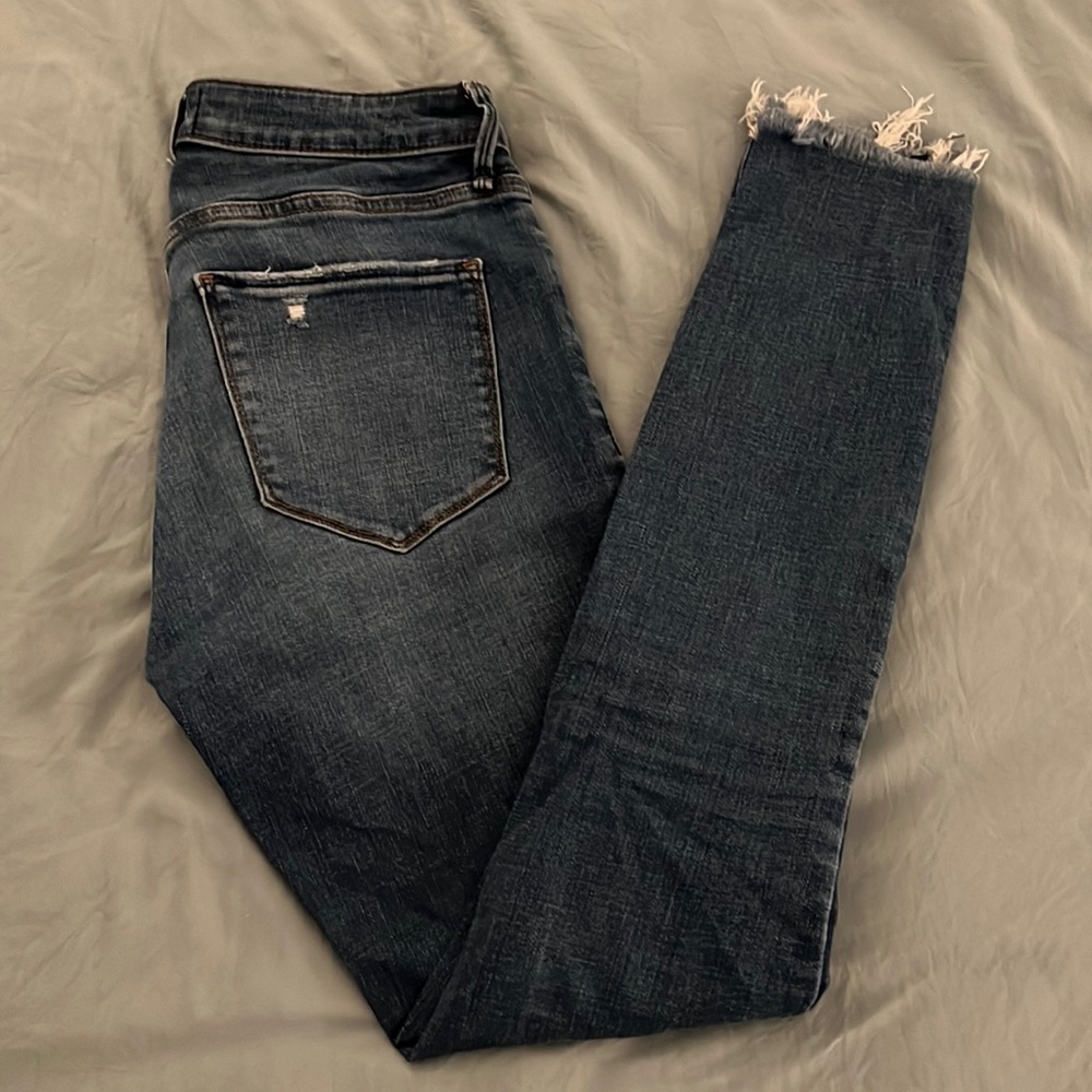 Abercrombie & Fitch Mid Rise Super Skinny Ankle Jean